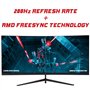 Itek moniteur GGC - 30" incurvé 2560x1080 WFHD UltraWide, R1800, panneau VA 200 Hz, réponse MPRT 1 ms, connexions 3xHDMI et DP,