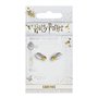 Harry Potter Vif D'or Femme Set de boucles d'oreilles couleur argent Alliage Zinc