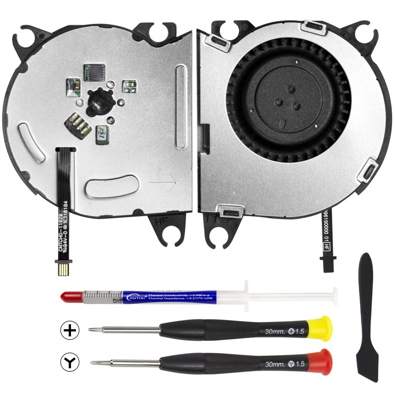 S-Union Ventilateur de Refroidissement Interne,CPU Ventilateur de Refroidissement Remplaçable avec Tournevis pour la Console Nin