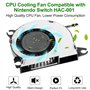 S-Union Ventilateur de Refroidissement Interne,CPU Ventilateur de Refroidissement Remplaçable avec Tournevis pour la Console Nin