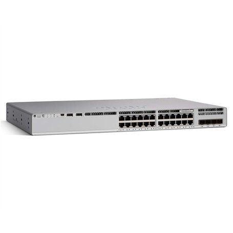 Cisco Catalyst C9200L Géré L3 Gigabit Ethernet (10/100/1000) Connexion Ethernet, supportant l'alimentation Via ce Port (PoE) Gri