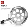 BEAU JARDIN BBQ Allume-Charbon pour BBQ Allume-Cigare cheminée Cheminée en Barbecues 28 x 18 cm Argent Cheminée d'allumage Chemi