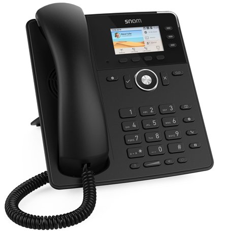Snom D717 TéLéPhone Fixe sans Fil - ÉCran Couleur TFT 2,7-3 Touches Programmables - Port USB - Capteur Luminosité - Disponib