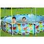 Bestway 56432 Piscine Steel Pro™ avec parasol Splash-in-shade ronde 244 x 51 cm