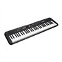 Casio CT-S200 Clavier 61 touches dynamiques, polyphonie 48 notes, 400 sons, 77 rythmes, 60 morceaux, mode Dance Music Voice Noir