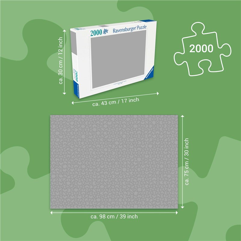 Image secondaire de Ravensburger - Puzzle 2000 pièces - Puzzle Adultes - Dès 14 Ans - L'avenue des Romans - Demelsa Haughton - Art - Puzzle de quali