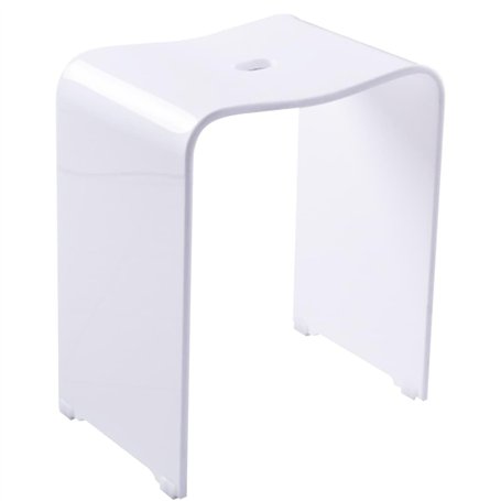 RIDDER Tabouret Assistant A211101 en Hauteur Confortable Blanc Tendance, Acrylique