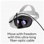 Câble Link pour Meta Quest — Compatible avec Meta Quest 3/3S/2/Pro — 5 mètres — Câble à fibre optique premium — Accès aux jeux V