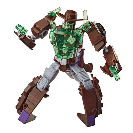 Transformers : Bumblebee Cyberverse Adventures – Battle Call Trooper Class – Wildwheel – Figurine Transformable