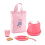 Corolle - Coffret Repas, 6 Accessoires, pour Poupon 36 cm et 42 cm, dès 2 Ans, 9000140690
