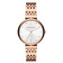 Armani Exchange Montre pour Femme, Mouvement à Trois Aiguilles, Boîtier en Acier Inoxydable or Rose de 36 mm avec Bracelet en Ac