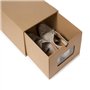 IDMarket - Lot de 20 cartons boites de rangement à chaussures avec tiroir