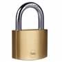 Yale Y110B/50/126/1 - Cadenas laiton 50 mm, anse acier cémenté, 3 clés - Pour Casier Scolaire Ecole, Vestiaire de Sport, Boîte à