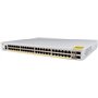 Commutateur réseau Cisco Catalyst 1000-48P-4X-L, 48 Ports Gigabit Ethernet (GbE) PoE+, consommation PoE 370 W, 4 Ports de Liaiso