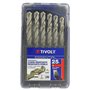 Tivoly 11452070017 Coffret T-Box de 25 Forets Métaux HSS Ø1 à 13mm par 0,5mm