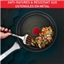 Tefal Poêle à crêpe 28 cm, Induction, Revêtement antiadhésif résistant aux rayures, Fonction Thermo-Signal, Fabriqué en France,