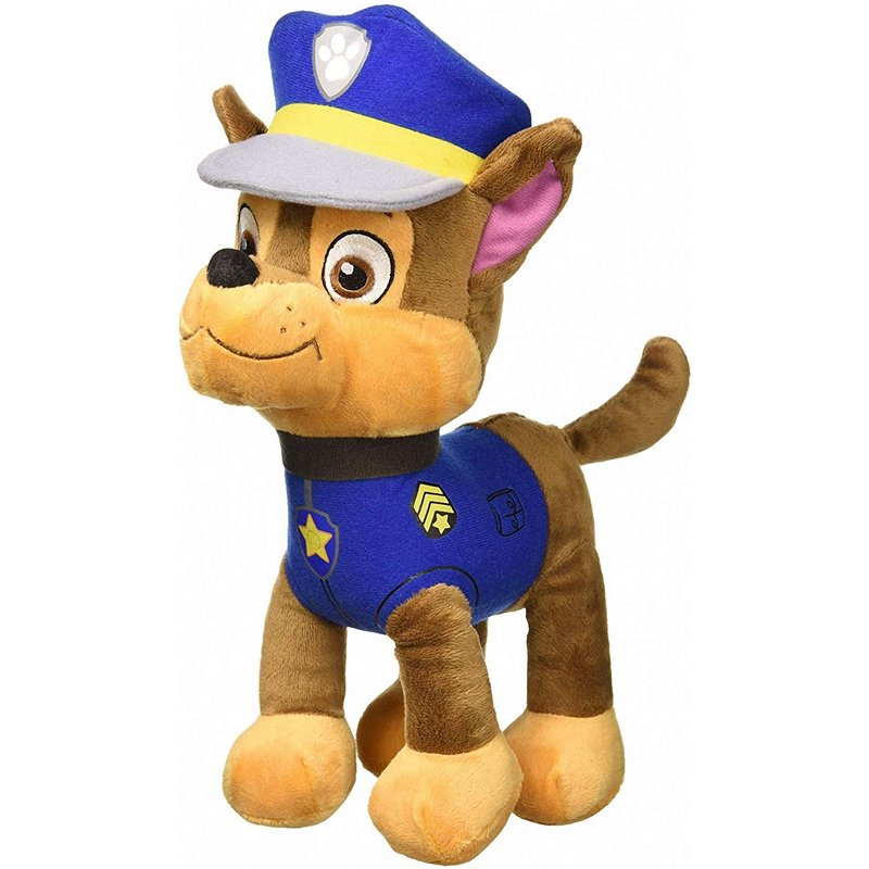 Play by Play La Pat' Patrouille - Peluche Personnage Chase, Berger Allemand ET Police (22CM Debout) Belle QUALITÉ