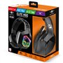 SPIRIT OF GAMER - Elite-H50 – Casque Audio Gamer Full Black - Microphone Flexible – Coussinets Similicuir - LED RGB –Jack 3.5mm 