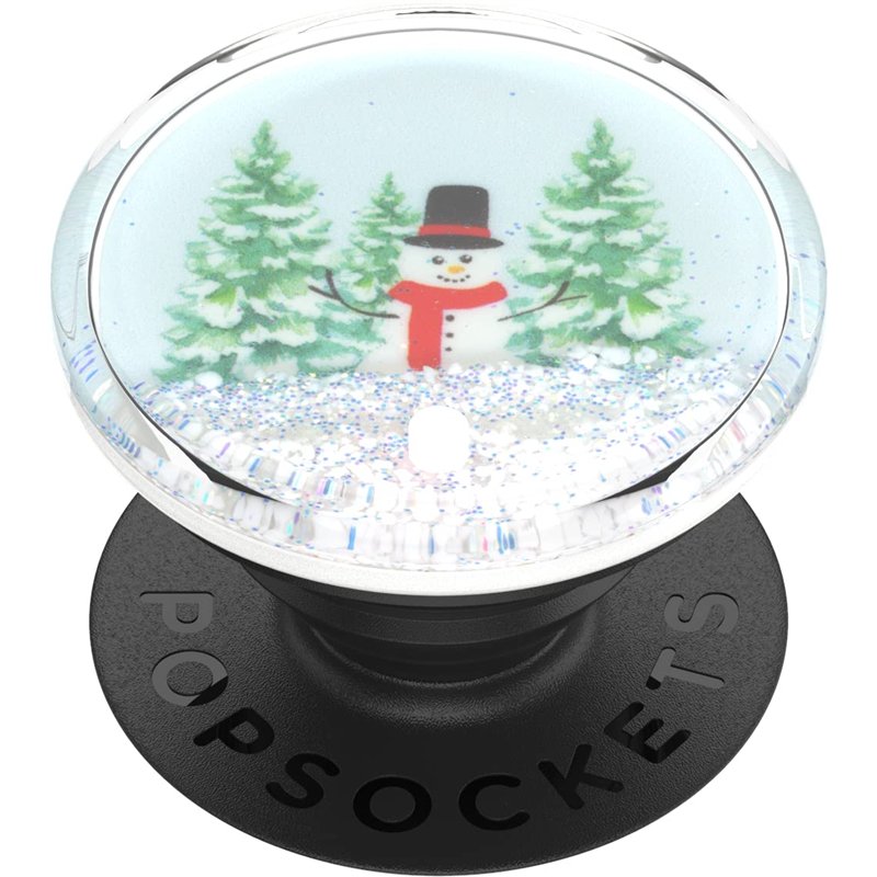 PopSockets PopGrip : poignée de téléphone et Support de téléphone, Pliable, Dessus Interchangeable, Boule à Neige Wonderland Tid