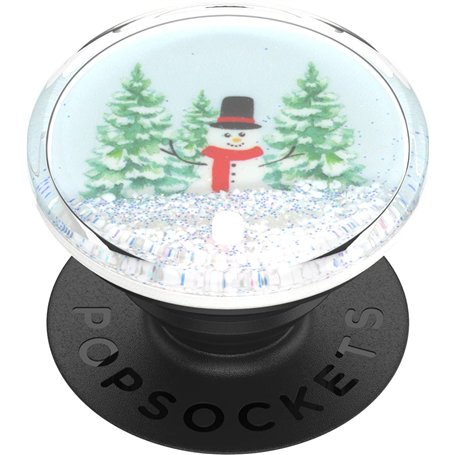 PopSockets PopGrip : poignée de téléphone et Support de téléphone, Pliable, Dessus Interchangeable, Boule à Neige Wonderland Tid