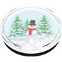 PopSockets PopGrip : poignée de téléphone et Support de téléphone, Pliable, Dessus Interchangeable, Boule à Neige Wonderland Tid