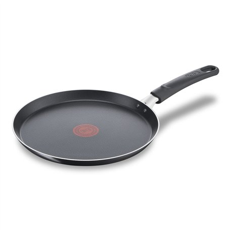 Tefal Day By Day On Poêle à crêpe 25 cm, Non induction, Revêtement antiadhésif, Fonction Thermo-Signal, Fabriqué en France B5641
