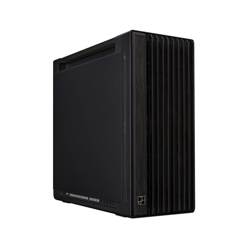 ASUS ProArt PA602 Wood Edition Panneau en métal – Boîtier PC E-ATX (Support de radiateur de 420 mm, Un Ventilateur système préin
