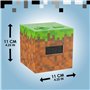 Réveil Digital Minecraft Grass Block - Lumière et Musique du Jeu Officiels, Décor de Chambre pour Gamers Minecraft, Vert