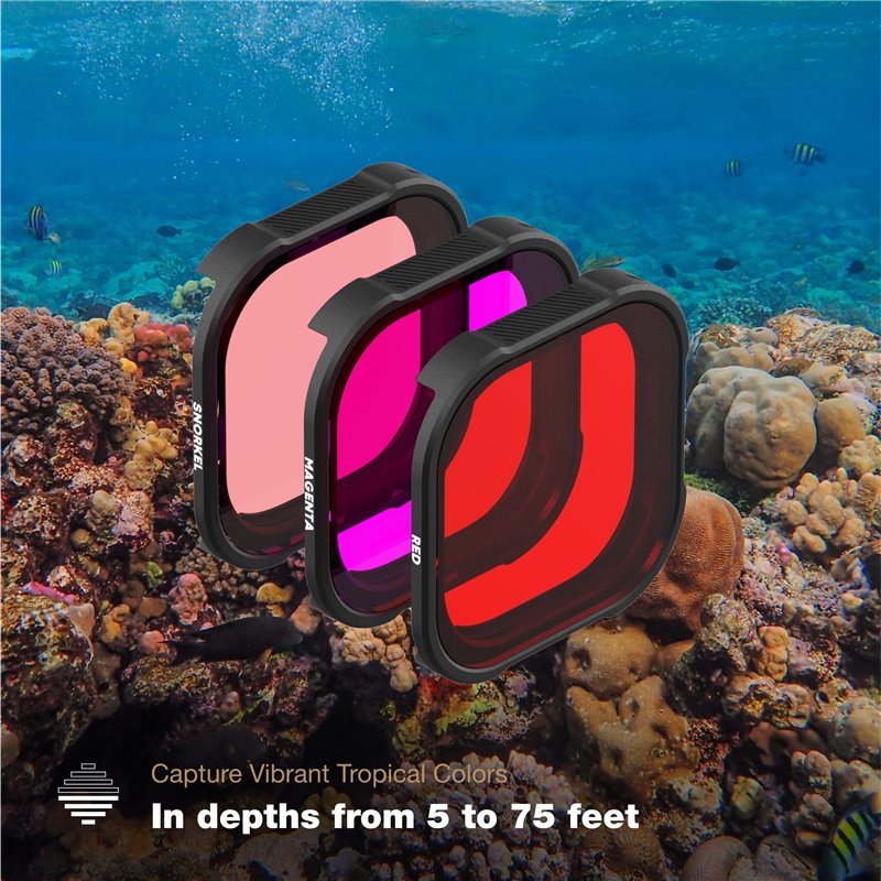 Image secondaire de PolarPro - DiveMaster - pour HERO 9/10/11/12 Black - Boîtier de protection - Rapidement et en toute sécurité - Capturez des coul