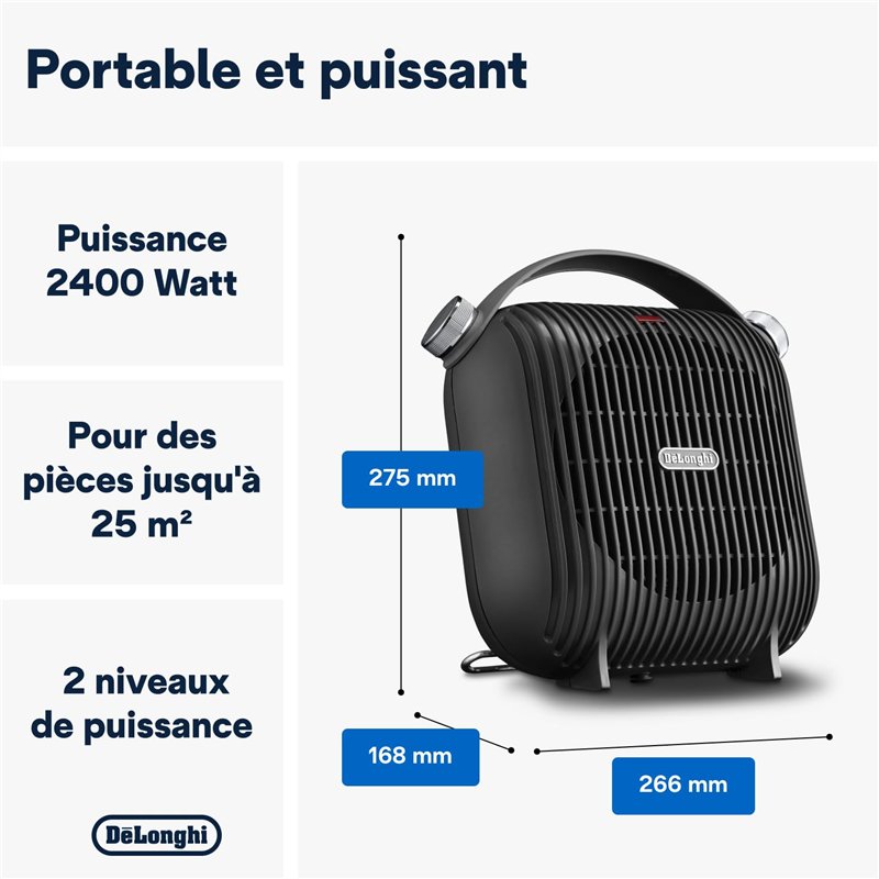 Image secondaire de DeLonghi HFS30C24.DG, Noir