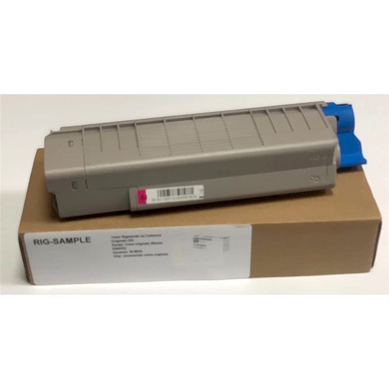 Toner OKI 43324422 pour C5800 C5900 C5550mfp - Magenta - 5.000 Pages - Régénéré Made in Italy