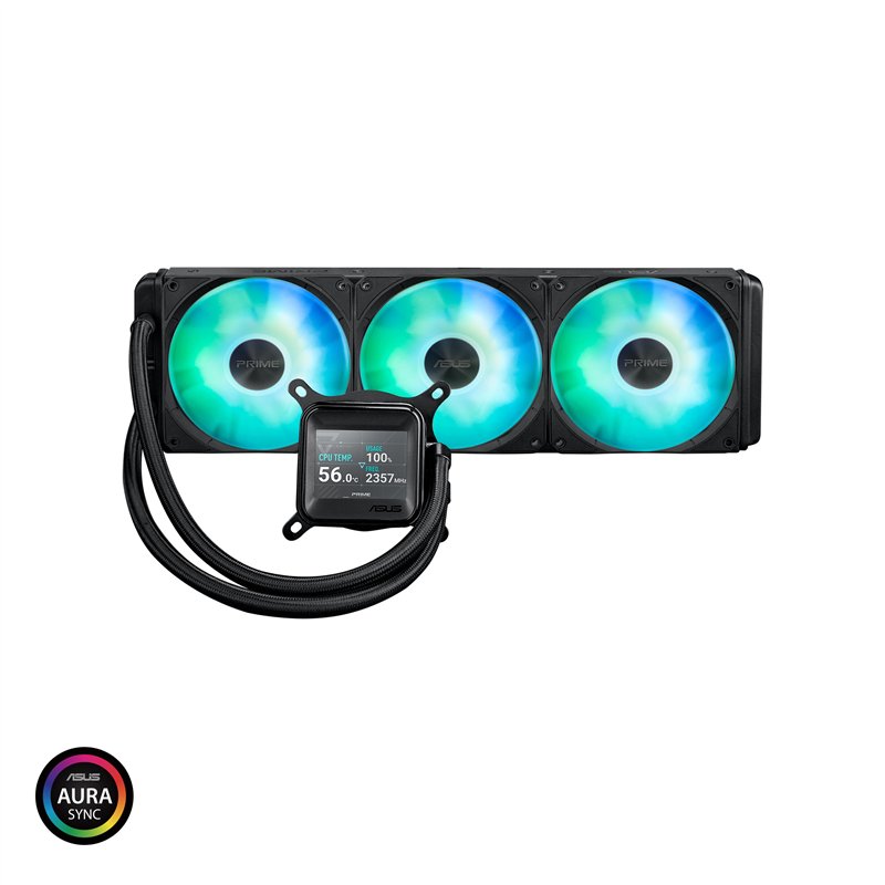 Image secondaire de ASUS Prime LC ARGB LCD All-in-One Liquid CPU Refroidissement à Eau (écran LCD 2,3
