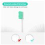 Tete de Brosse a Dent Electrique Compatibles avec Xiaomi Mijia - Lot de 6 Tête de Brosse à Dents Rechange compatibles avec Mi Ho