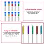 AFASOES 30 pcs Aiguilles Machine a Coudre 9/11/14/16/18 Aiguille a Coudre Aiguille universelle Machine a Coudre pour Cuir Jeans