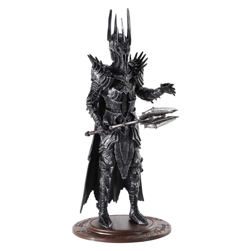 BendyFigs The Noble Collection LOTR Sauron - Officially Licensed 19cm (7.5 inch) Lord of The Rings Bendable Posable Collectable 