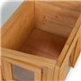 IDMarket - Maison pour Chat Niche en Bois avec Porte basculante à lamelles
