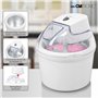 Machine à glace Clatronic ICM 3764 pour crème glacée/sorbet/yaourt glacé/slush, pour la maison, entrepôt frigorifique, ouverture