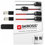 SKROSS | 1.302960 | MUV USB (2xA) | Adaptateur de Voyage Universel à 2 broches - 2 Prises de Charge USB. Tension et Puissance : 