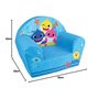 Fun House 713375 Baby Shark Fauteuil Club Origine France Garantie pour Enfant L.52 x P.33 x H.42 cm, Tissu