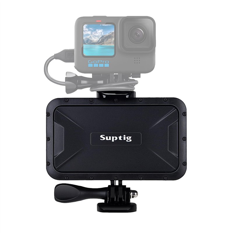 Suptig Chargeur Portable, Batterie Externe étanche 7800 mAh, Compatible avec GoPro Hero 13 Hero 12 Hero 11 Hero 10 Hero 9 Hero 8