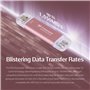 Transcend SSD Portable ESD310P 1TO, 10 Gbit/s, Type-A/Type-C Compatible avec PS4/PS5 – TS1TESD310P