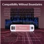 Transcend SSD Portable ESD310P 1TO, 10 Gbit/s, Type-A/Type-C Compatible avec PS4/PS5 – TS1TESD310P