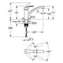 GROHE 33 281 003 EUROSMART Monomando Fregadero