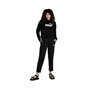 Puma Ess Cropped Logo Hoo Sweat-Shirt pour Femme, Femme, Maillot de survêtement, 586869-01, Puma Noir, S