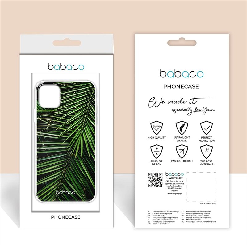 Image secondaire de BABACO ERT Group Coque de téléphone Portable pour Apple Iphone 11 Pro Original et sous Licence Officielle Motif Plants 002 Parfa