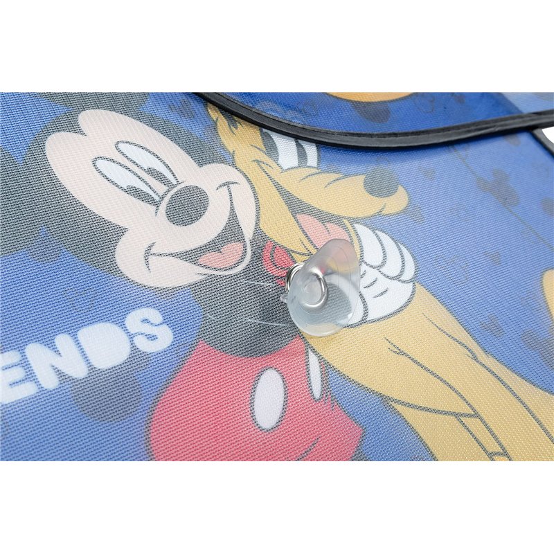 Image secondaire de TataWay - Paire de rideaux de voiture Mickey Mouse, Fixation par ventouse, Protection UV, Graphismes, Bleu, 44x35 cm, Polyester