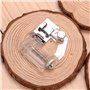 Pied-de-biche pour machine à coudre, pied de reliure en biais réglable de 5 à 20 mm, pied pour règle universelle, convient à la