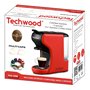 Techwood Cafetières Expresso TCA-195N Multi-Capsules, Rouge