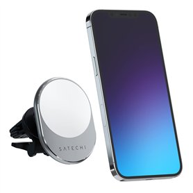 Satechi Chargeur de Voiture Magnétique sans Fil 7,5 W (Charge sans Fil Qi) Support de Grille d'Aération, avec Une Forte Stabilit Satechi Chargeur de Voiture Magnétique sans Fil 7,5 W (Charge sans Fil Qi) Support de Grille d'Aération, avec Une Forte Stabilit