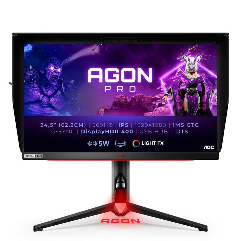 Image secondaire de AOC 24,5' 16:9 1920x1080 360Hz IPS DP HDMI